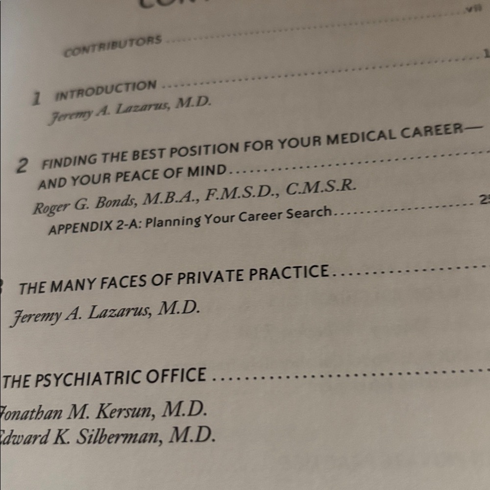 Entering Private Practice paperback by Jeremy Lazarus MD - Picture 6 of 9